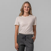 Janus Classic merinoull t-skjorte til dame, farge hvit