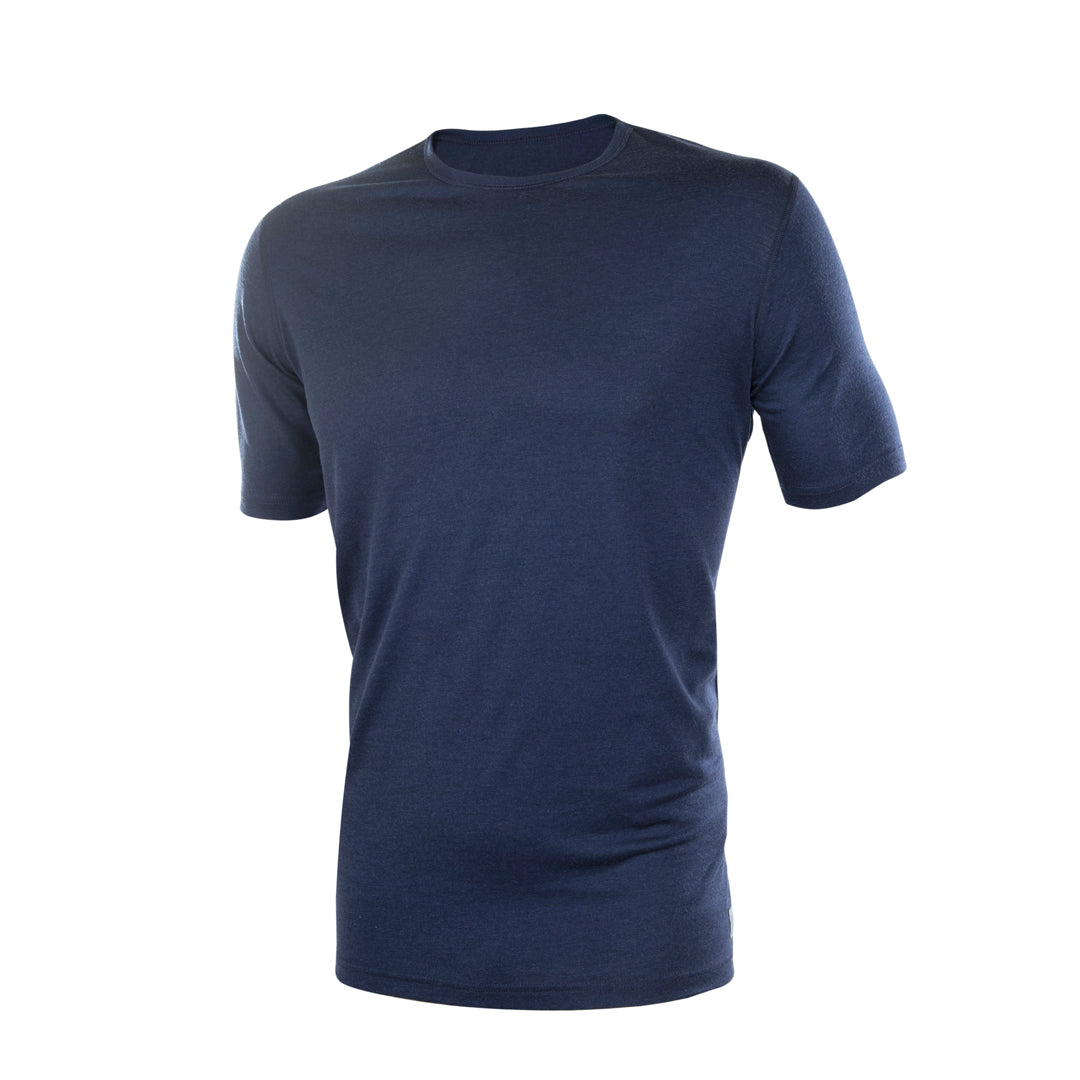 Janus ull-t-skjorte til herre, farge blå