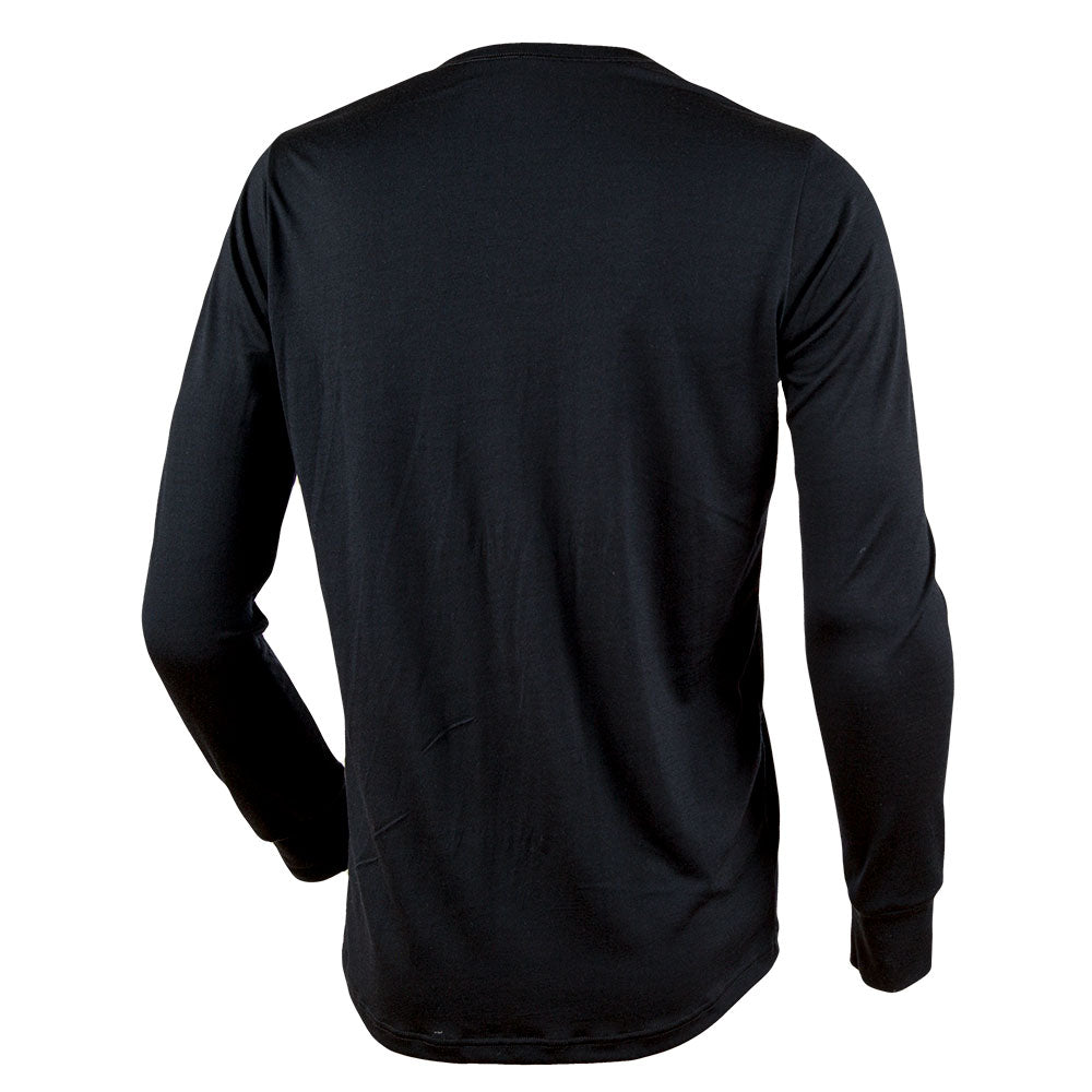 Janus tynn ulltrøye til herre, farge svart, baksidebilde