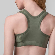 Janus Classic ull-BH til dame, farge grønn, baksidebilde