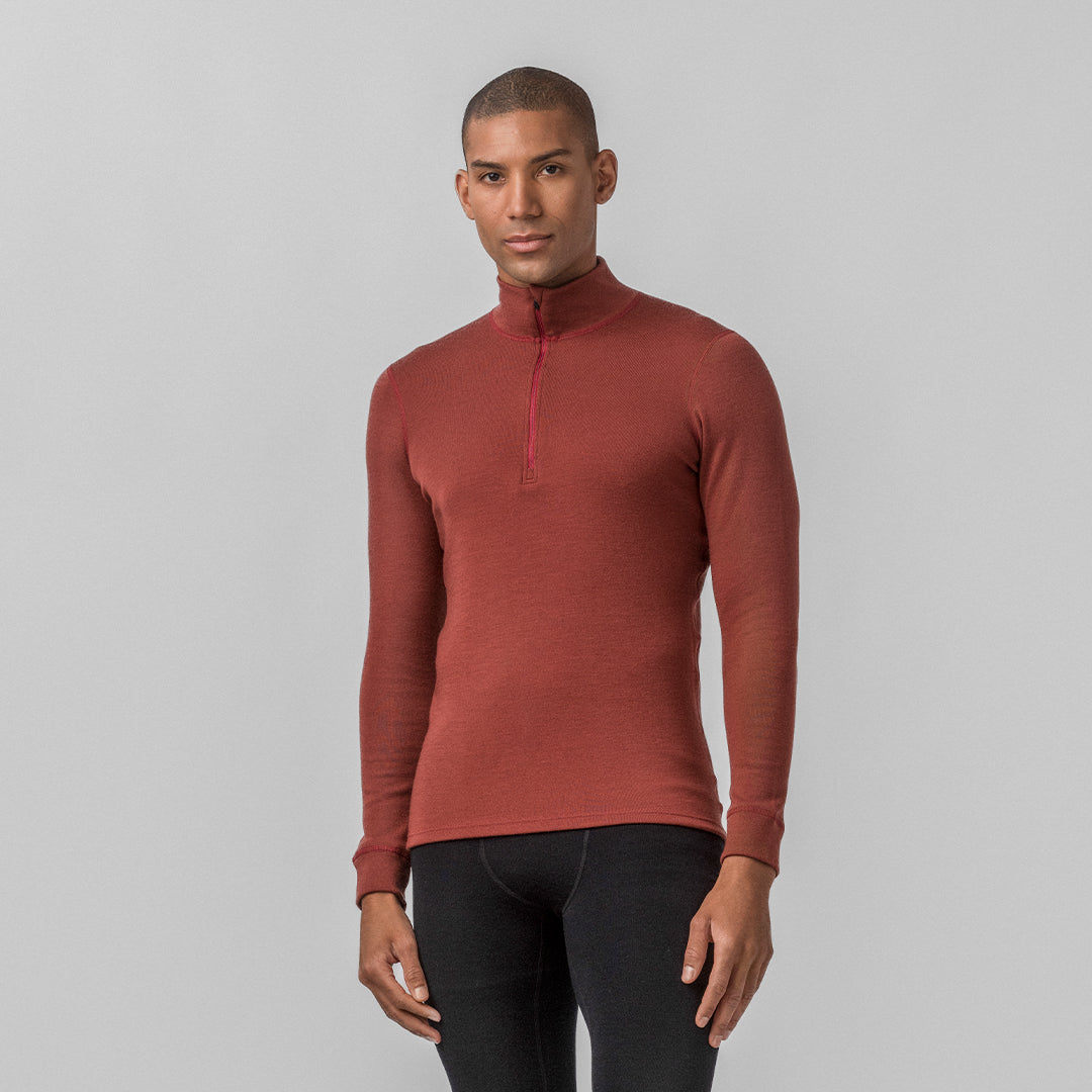 Polo with zip merino - Classic 260 Men – Janus Wool