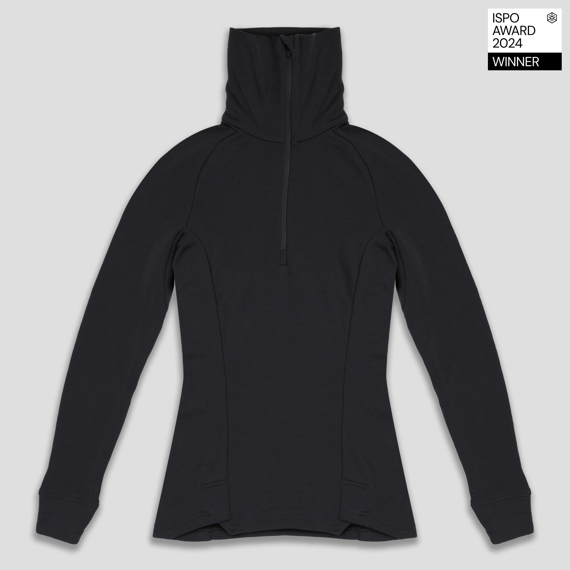 Zip Polo Merino – AirWool 260 Dame