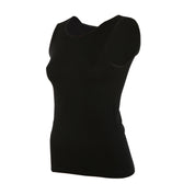 Singlet ull/silke Janus til dame, svart