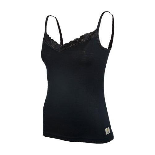 Ullsinglet Janus til dame, svart