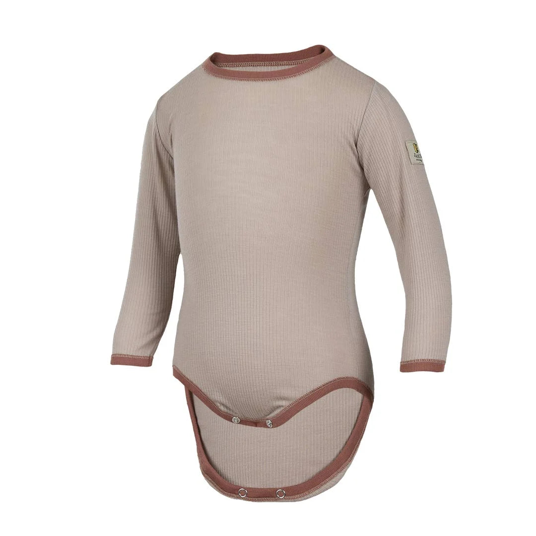 Janus merino ullbody til baby, beige