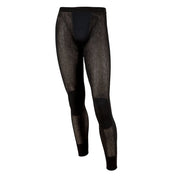 Nettinglongs i merinoull Janus, unisex, farge svart