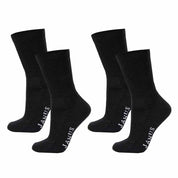 Ullsokker, 2 par, svart