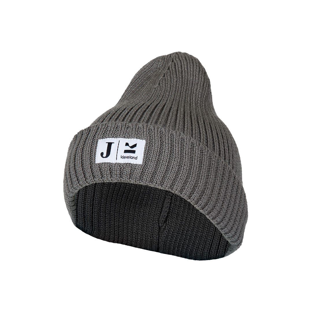 Janus x Kleveland merinoull-lue til herre og dame, farge grå