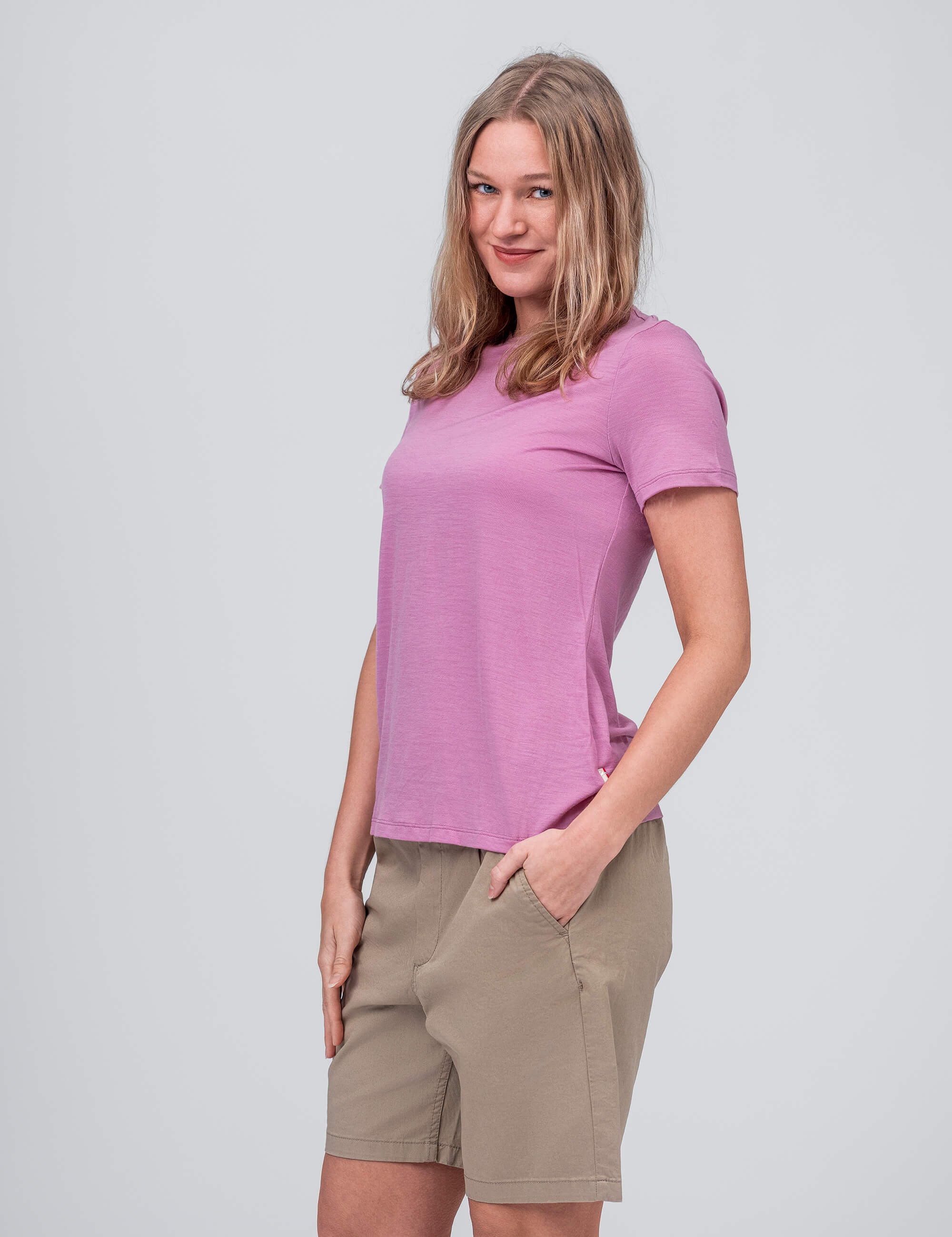 T-skjorte Regular – Classic Merino 160 Dame