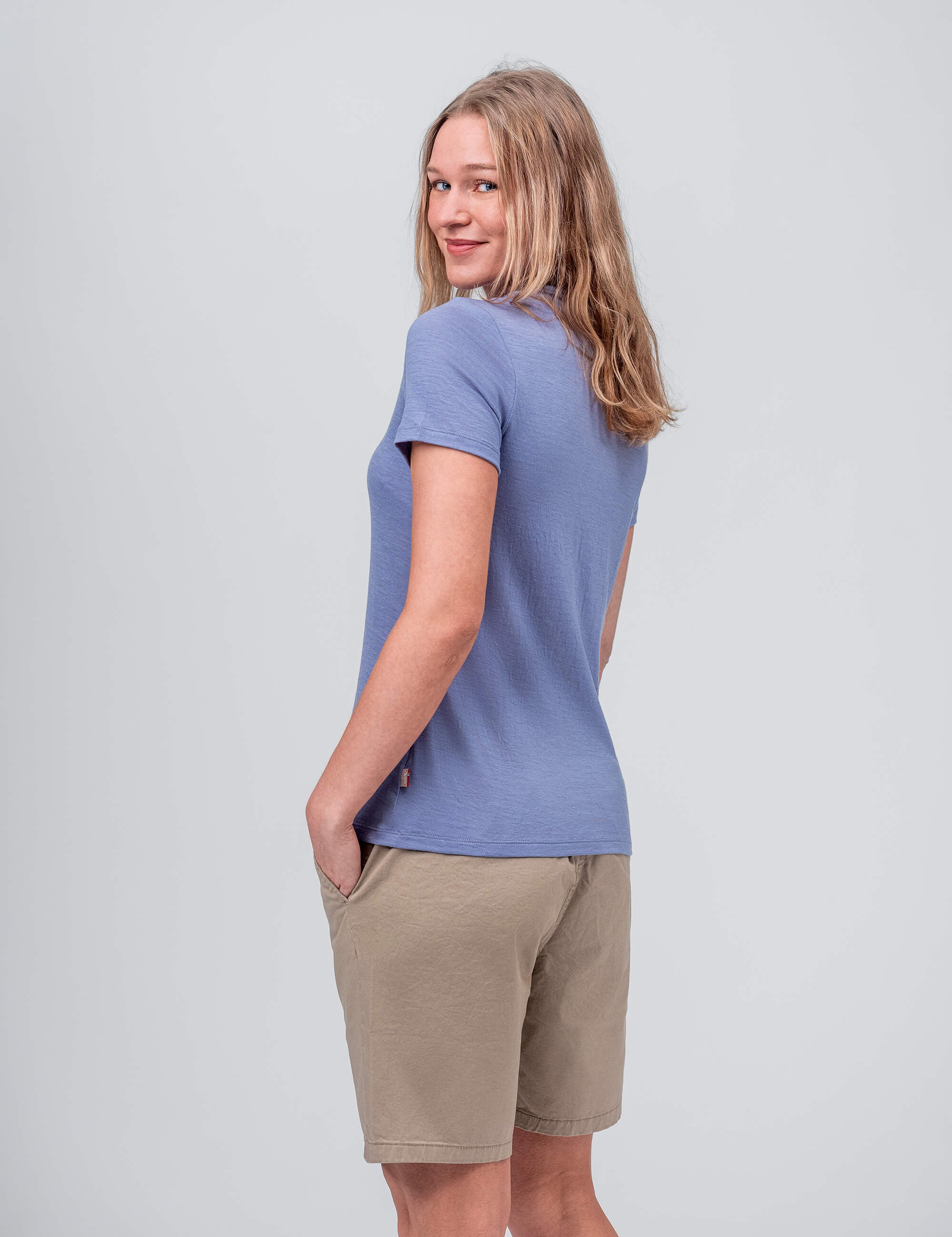 T-skjorte Regular – Classic Merino 160 Dame