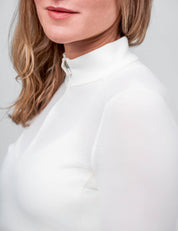 Zip Polo – Classic Merino 160 Dame