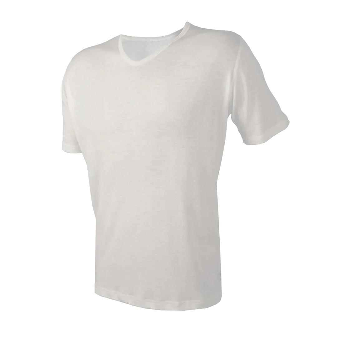 Janus t-shirt i merinoull til herre hvit