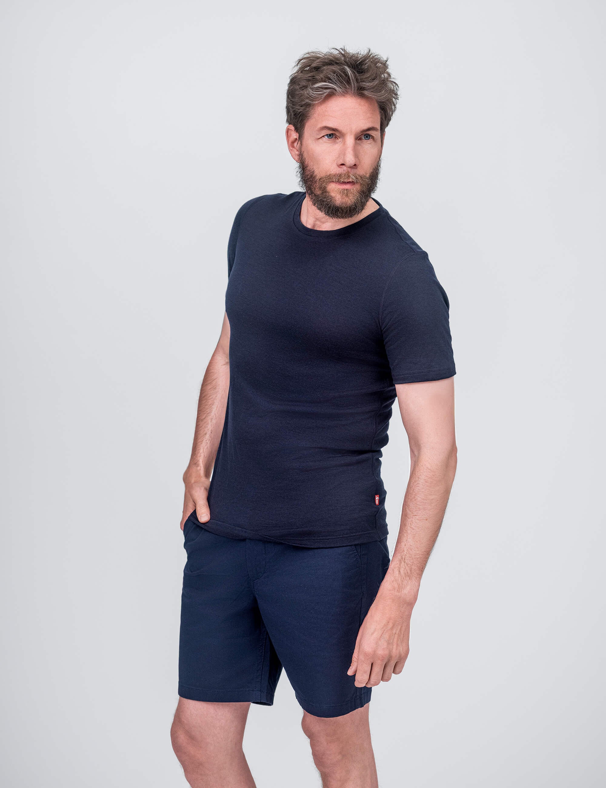 T-skjorte Aktiv – Classic Merino 160 Herre