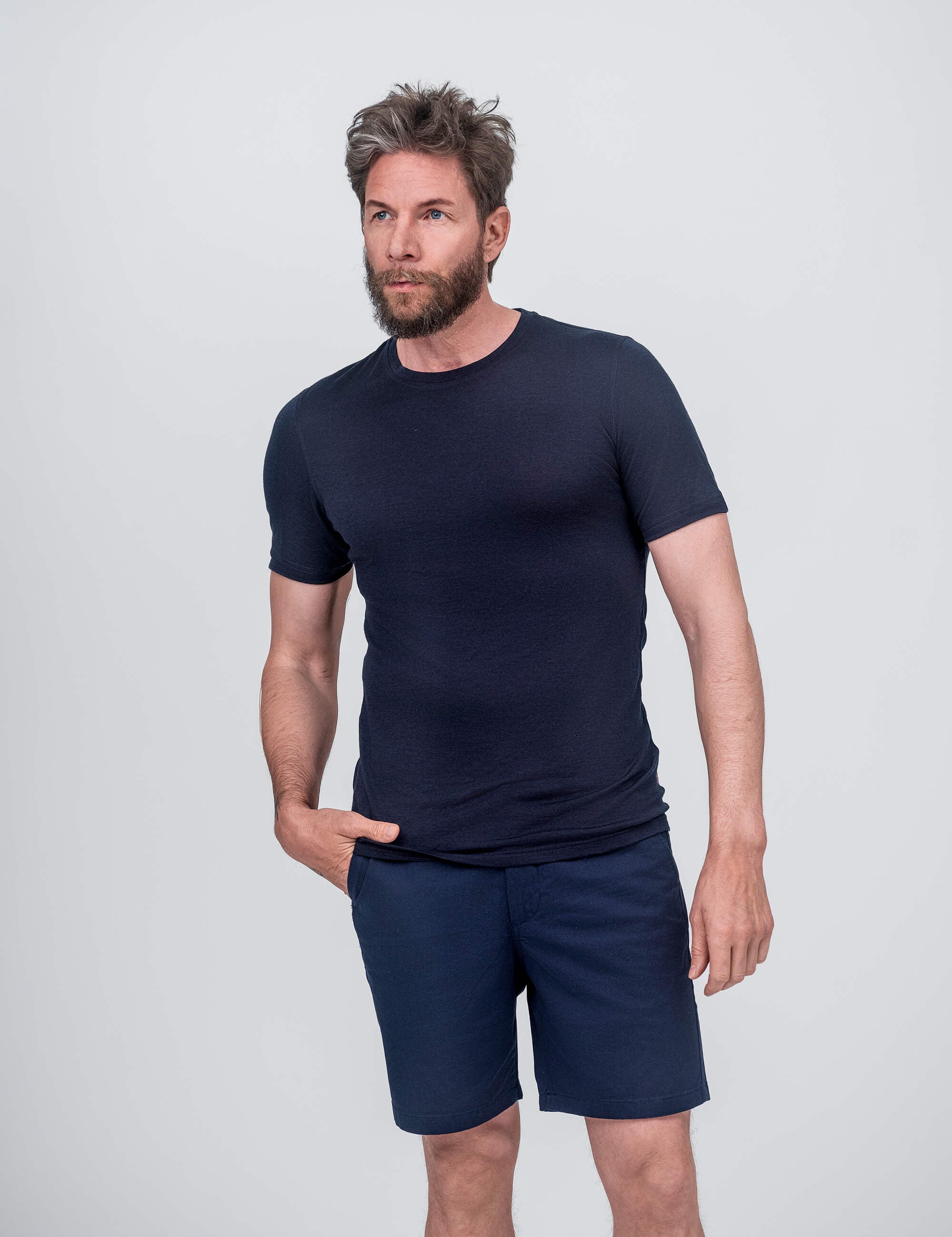 T-skjorte Aktiv – Classic Merino 160 Herre