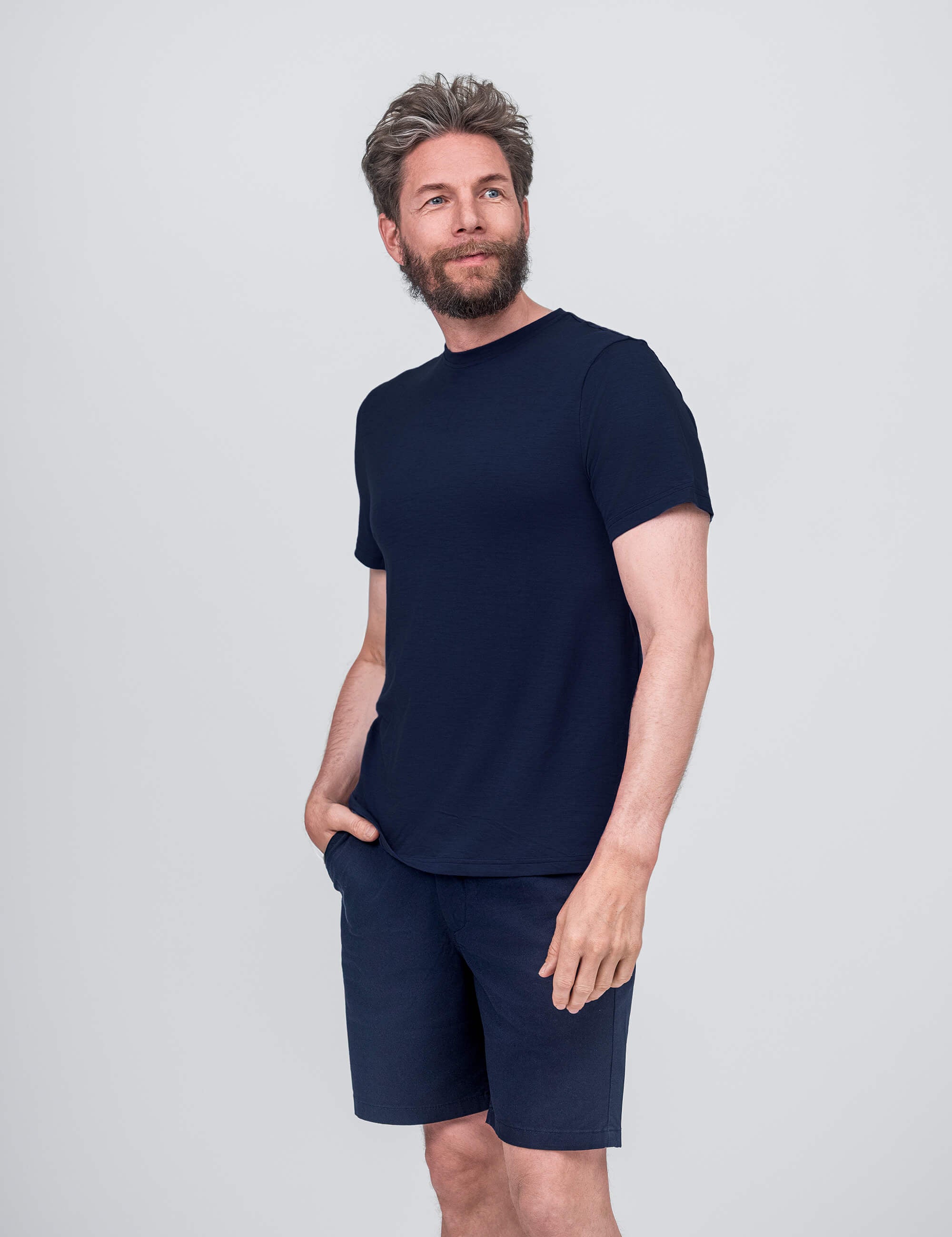 T-skjorte Regular – Classic Merino 160 Herre