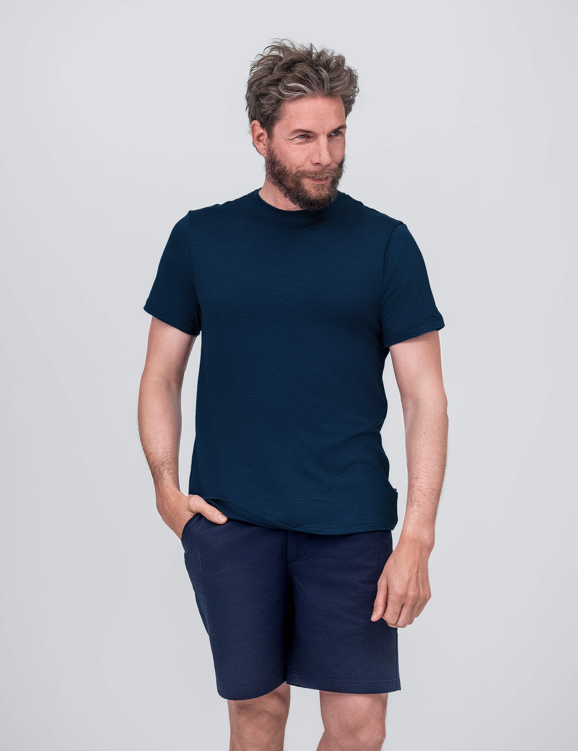 T-skjorte Regular – Classic Merino 160 Herre