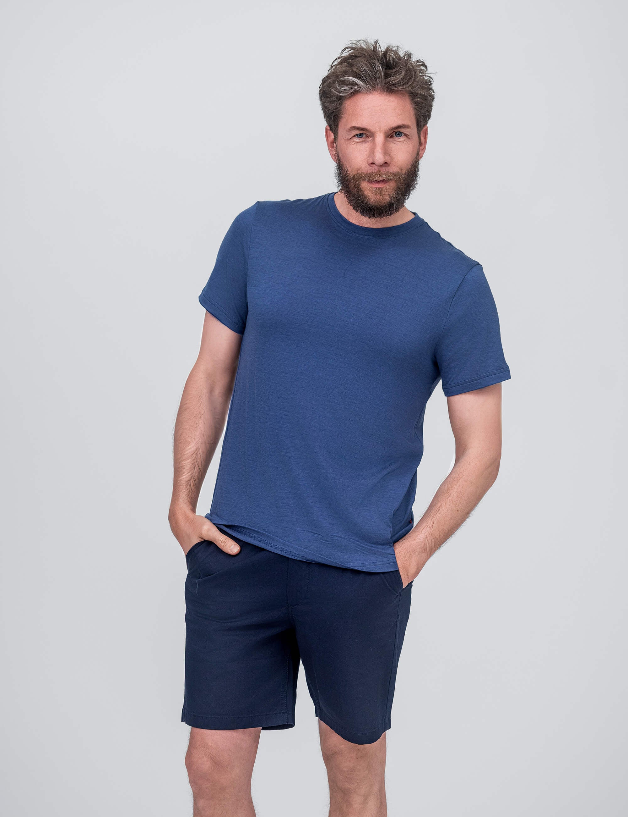 T-skjorte Regular – Classic Merino 160 Herre