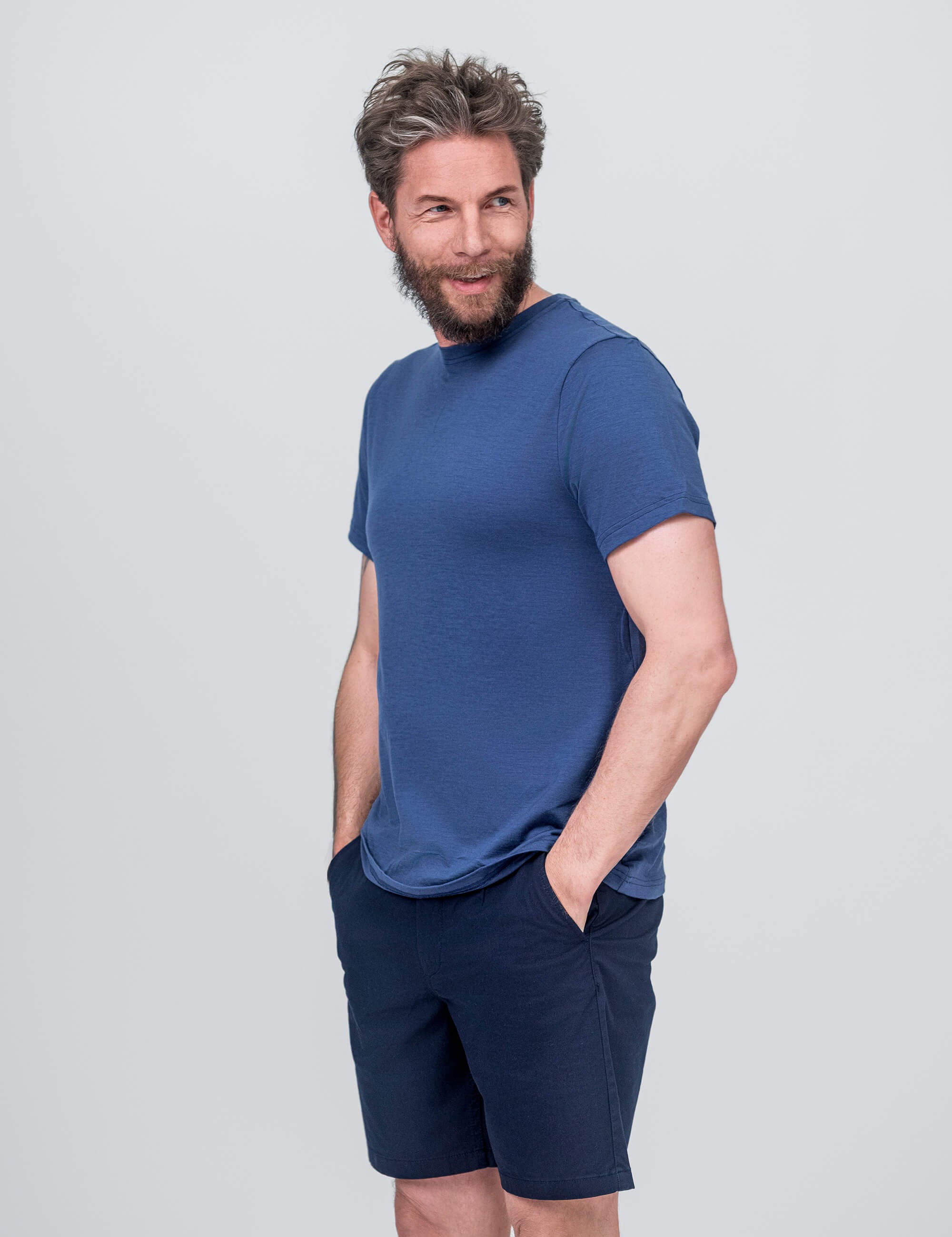 T-skjorte Regular – Classic Merino 160 Herre