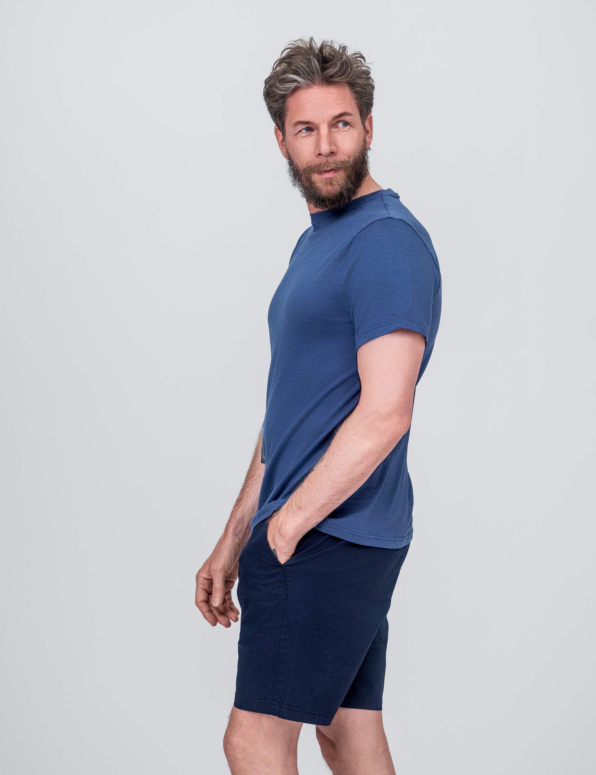 T-skjorte Regular – Classic Merino 160 Herre