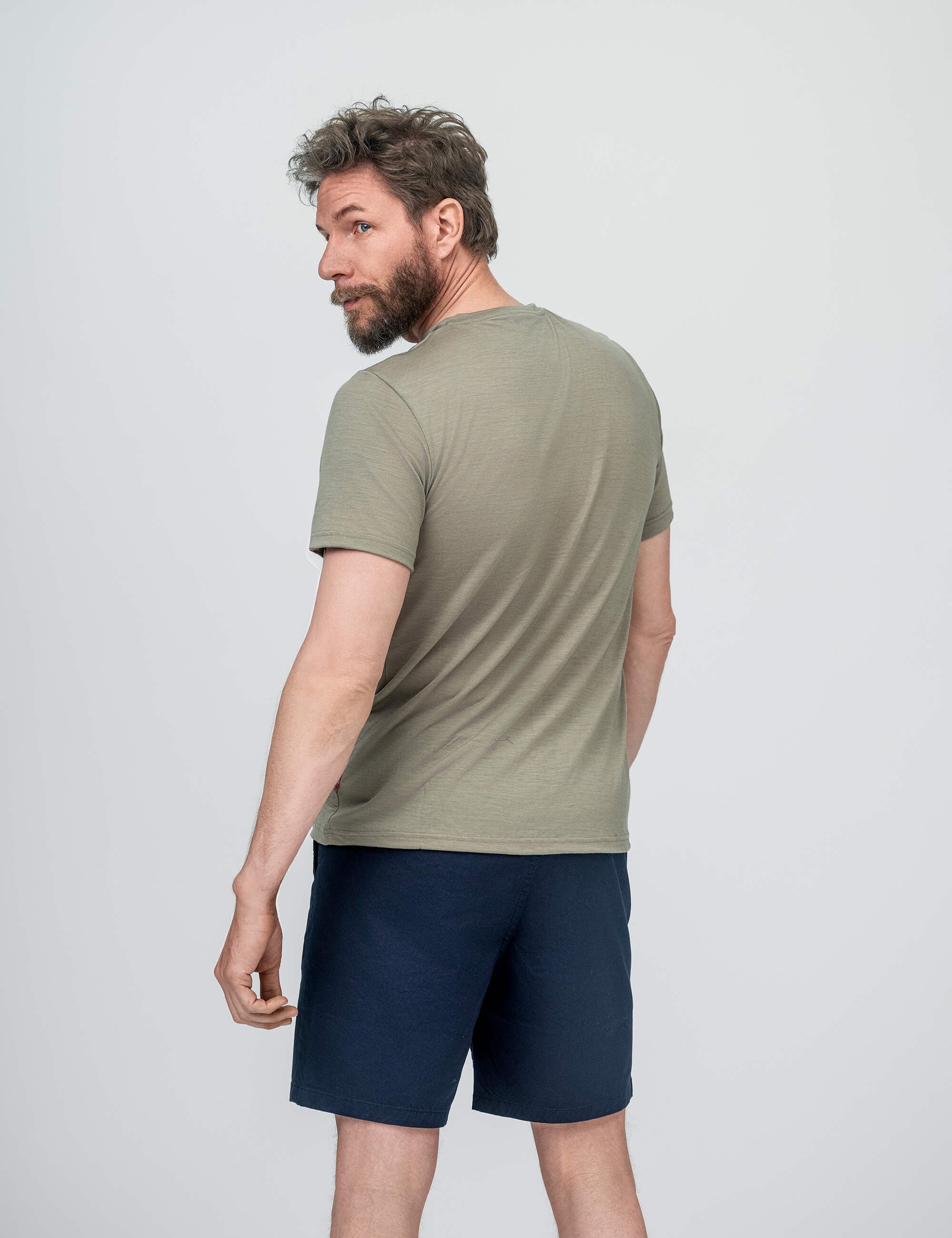 T-skjorte Regular – Classic Merino 160 Herre