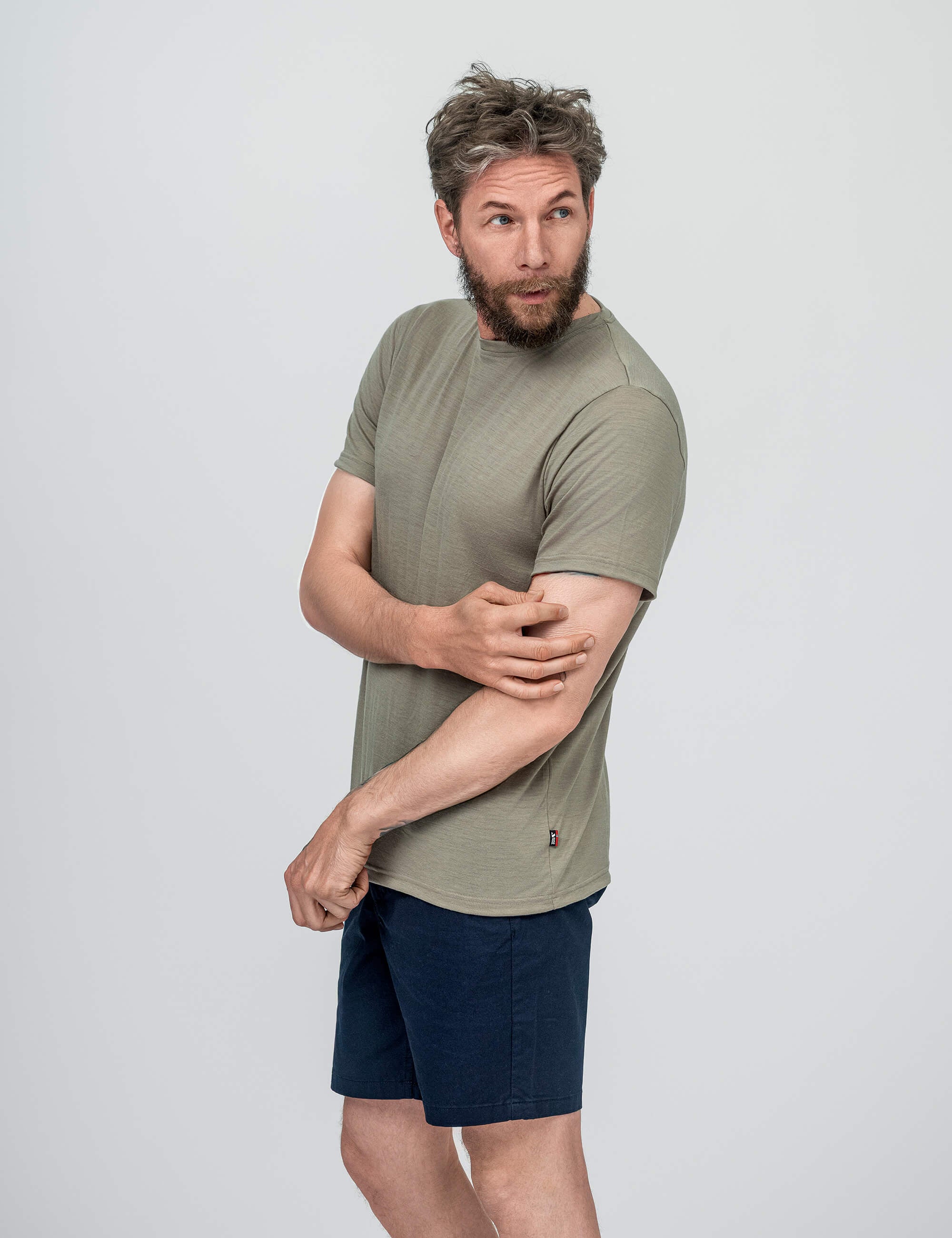 T-skjorte Regular – Classic Merino 160 Herre