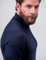 Zip Polo – Classic Merino 160 Herre