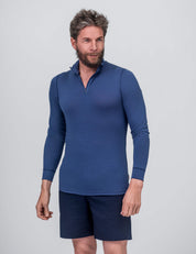 Zip Polo – Classic Merino 160 Herre