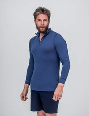 Zip Polo – Classic Merino 160 Herre