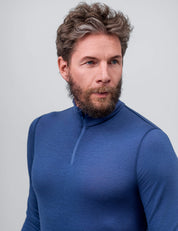 Zip Polo – Classic Merino 160 Herre