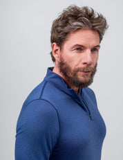 Zip Polo – Classic Merino 160 Herre