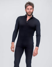 Zip Polo – Classic Merino 160 Herre