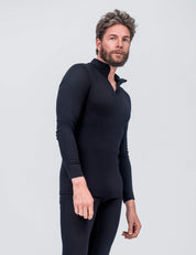 Zip Polo – Classic Merino 160 Herre