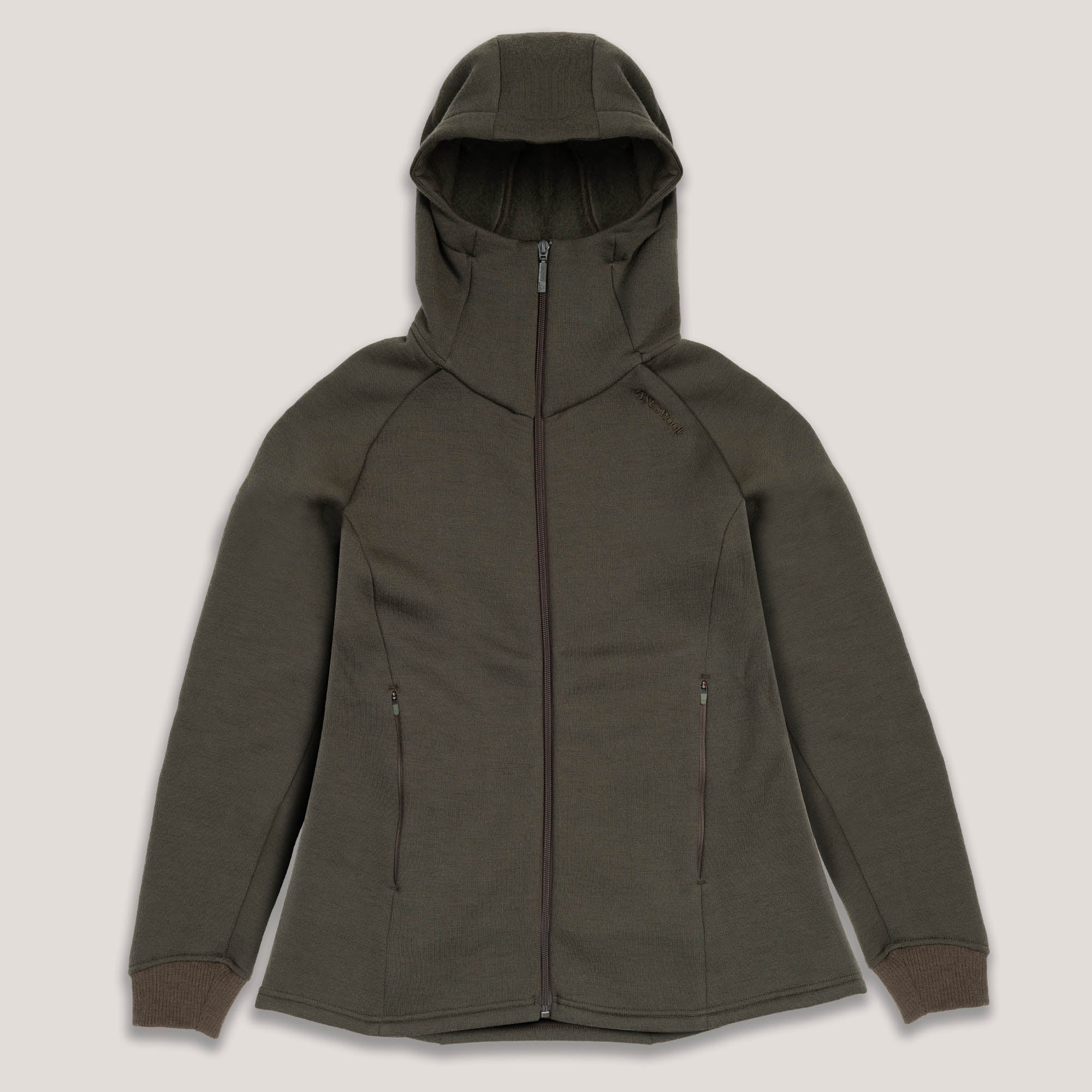 Jakke med hette Merino – AirWool 260 Dame