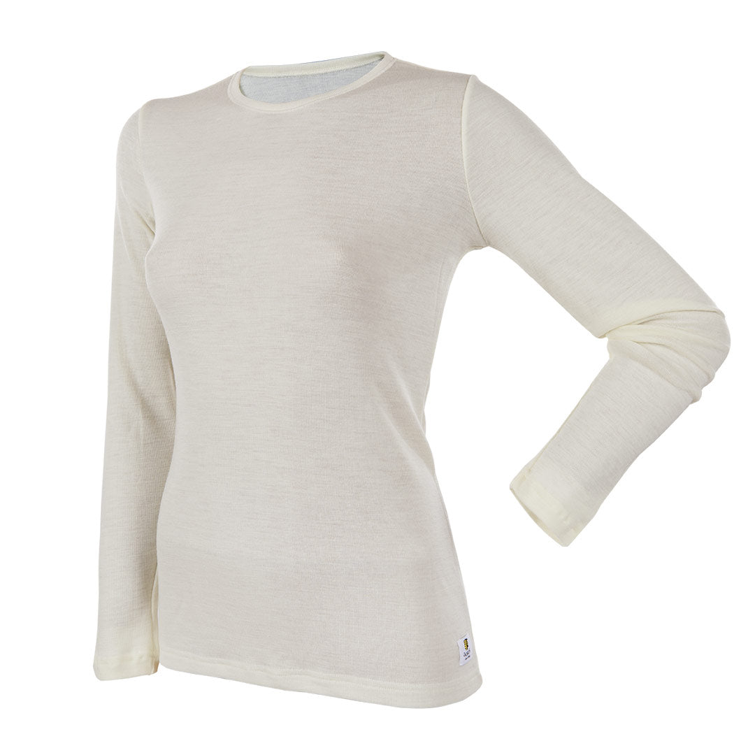 Ulltrøye Janus til dame, hvit