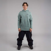 Janus x Kleveland ullfleece hettegenser til herre, farge grønn