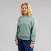 Janus x Kleveland ullfleece crew neck til dame, farge grønn