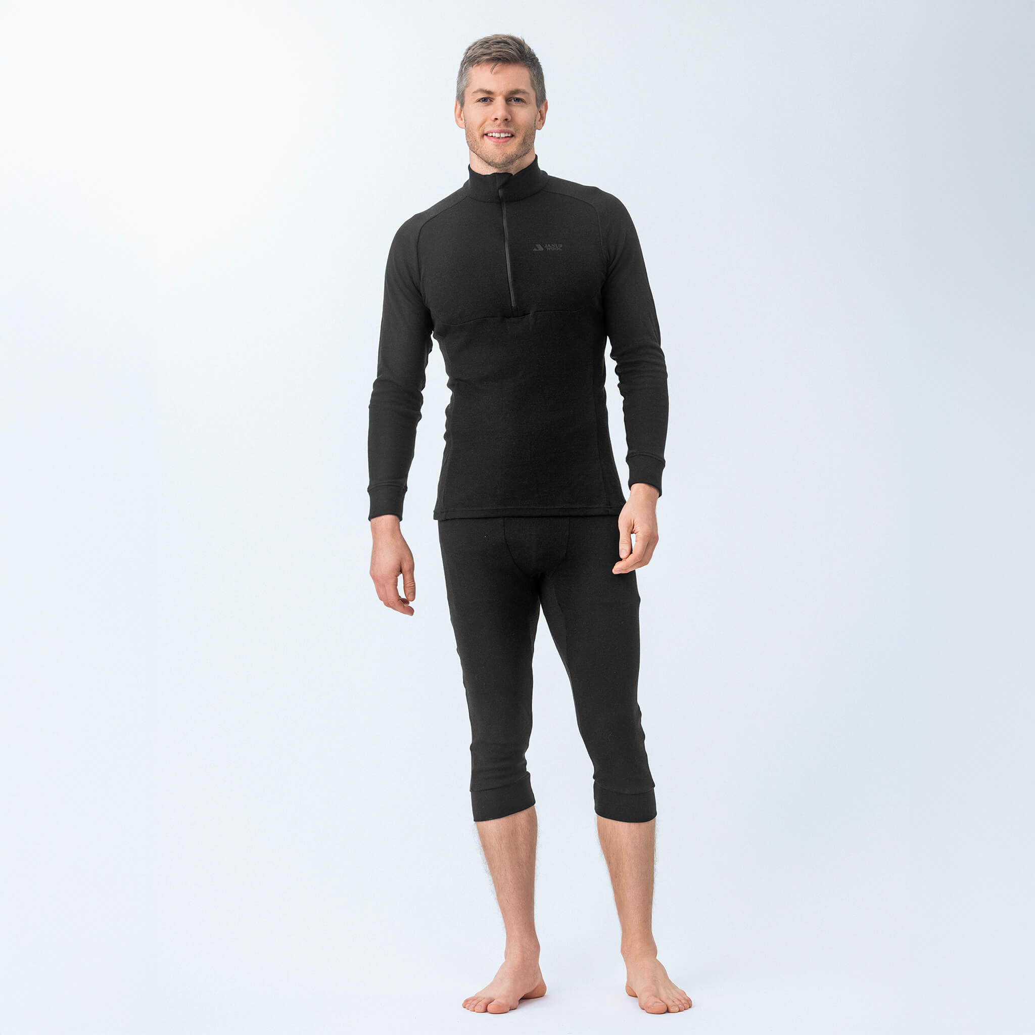 Polo Zip – Classic Merino 215 Men