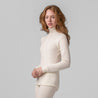 merinoull zip-polo extra-warm janus classic dame hvit