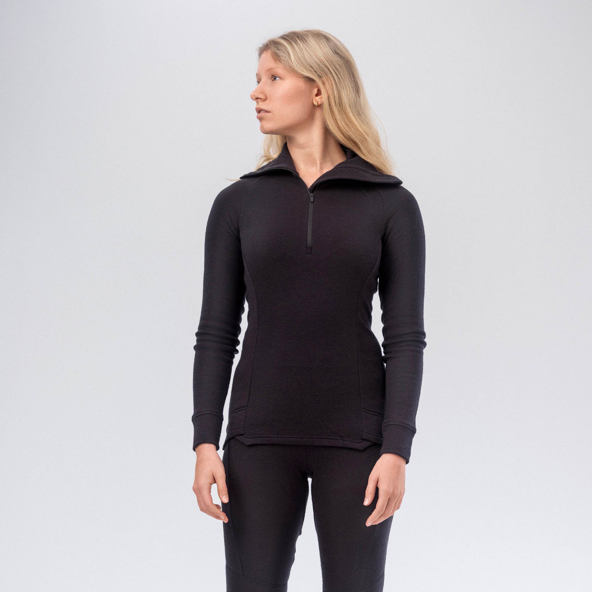 Polo Zip Merino – AirWool 260 Dame