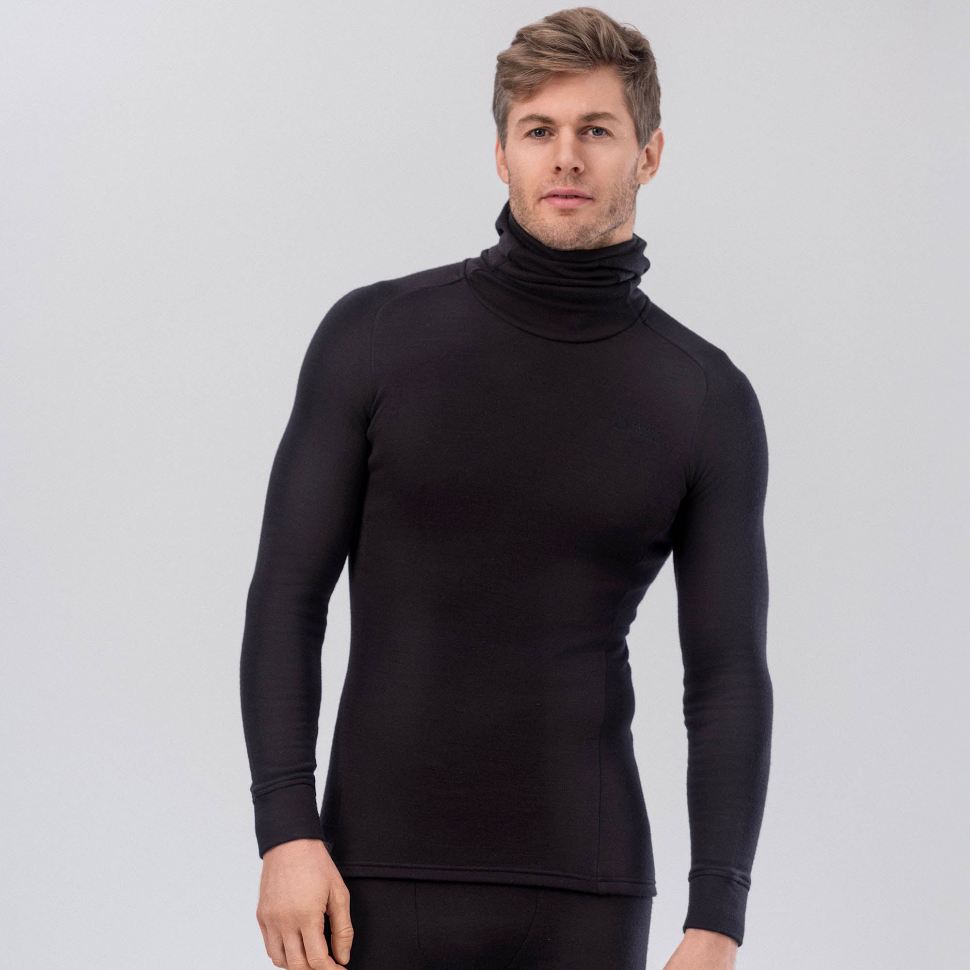 Trøye med hette Merino – AirWool 260 Herre