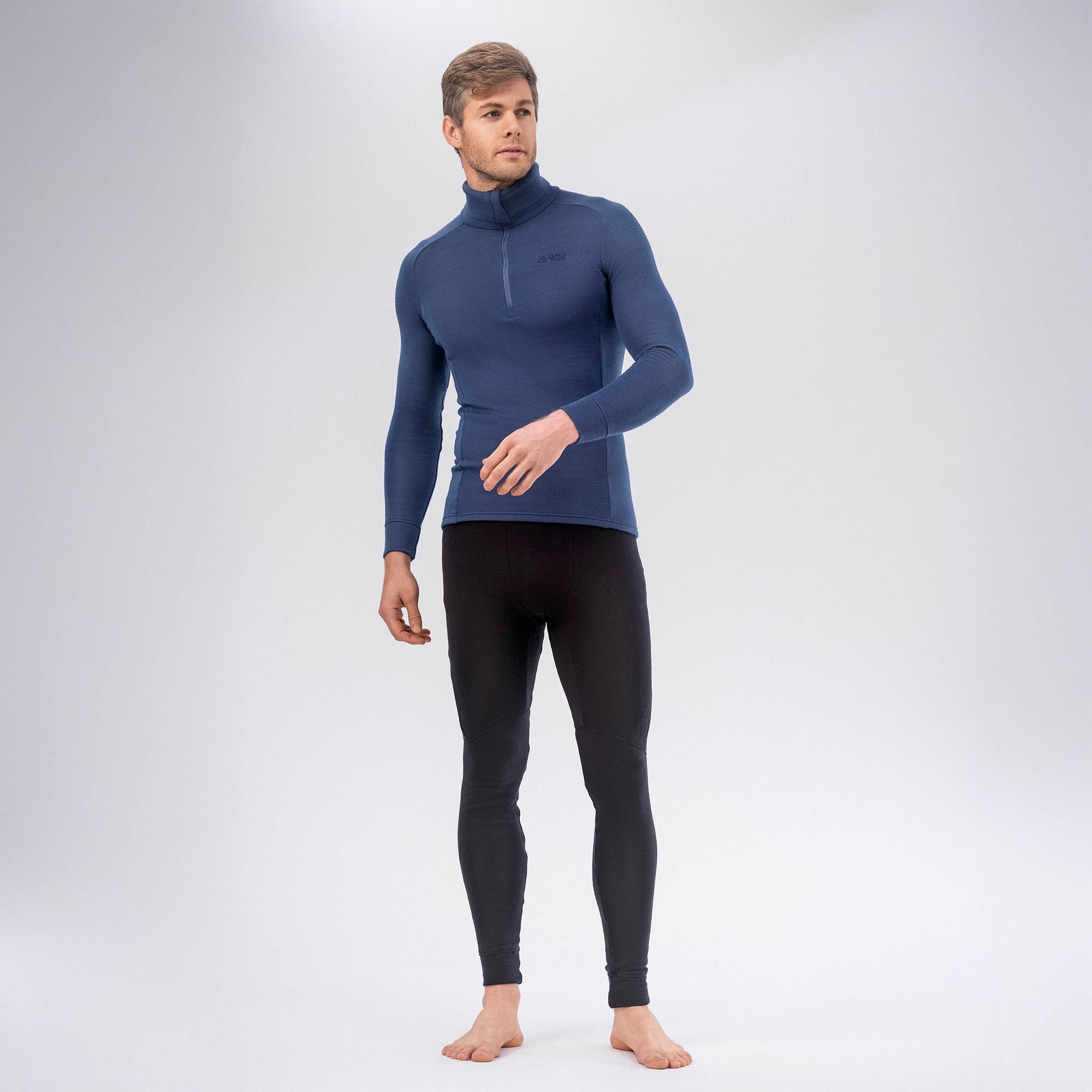 Polo Zip Merino – AirWool 260 Herre