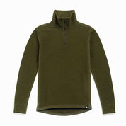 Polo med zip ullfrotté - Norse Merino 210 Unisex