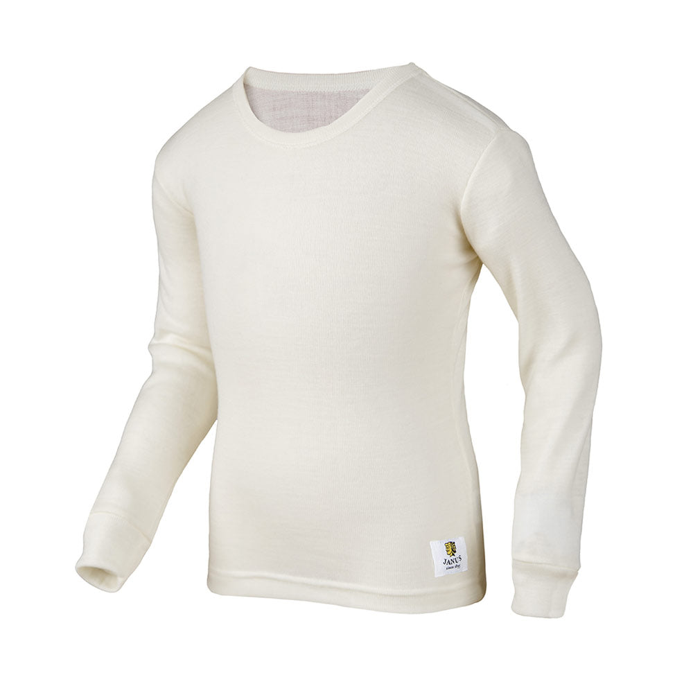 Merino ulltrøye Janus til barn, hvit