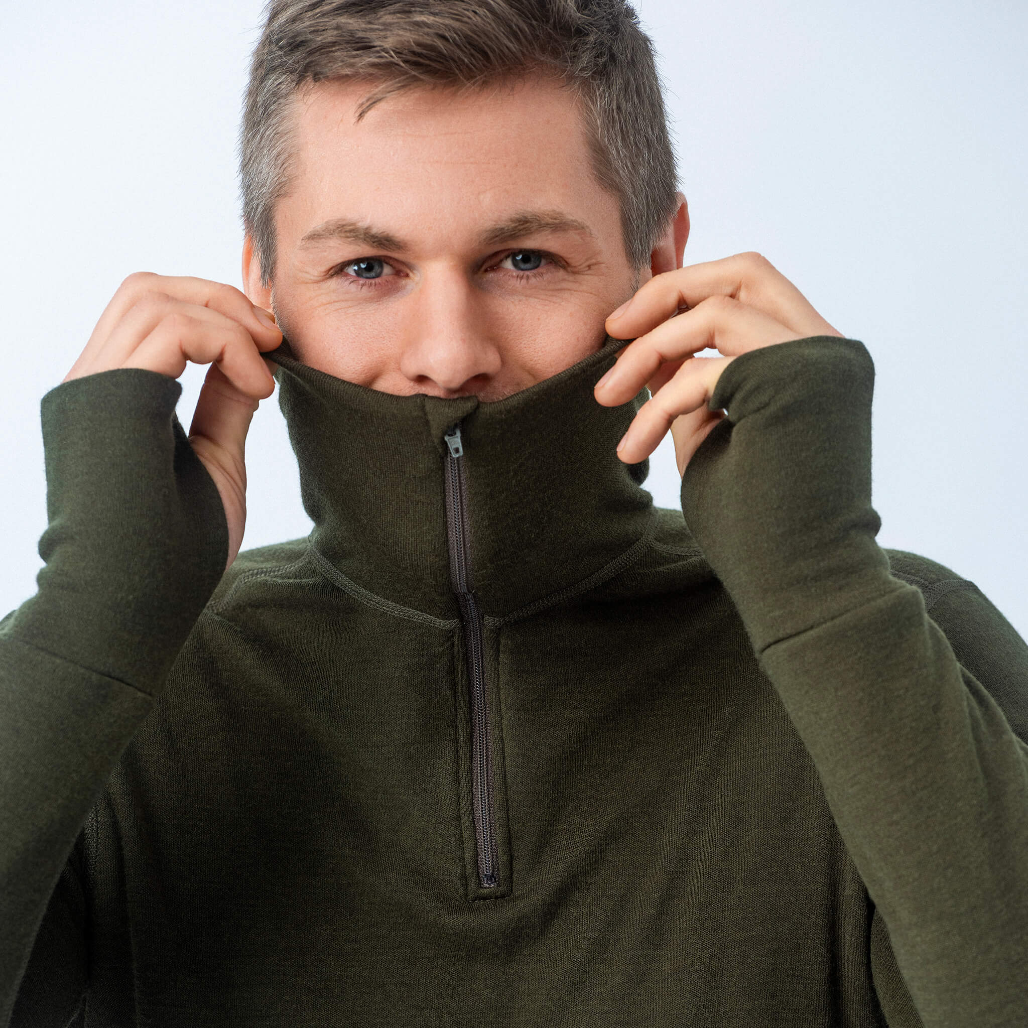 To-lags Zip Polo – Norse Merino 220 Unisex