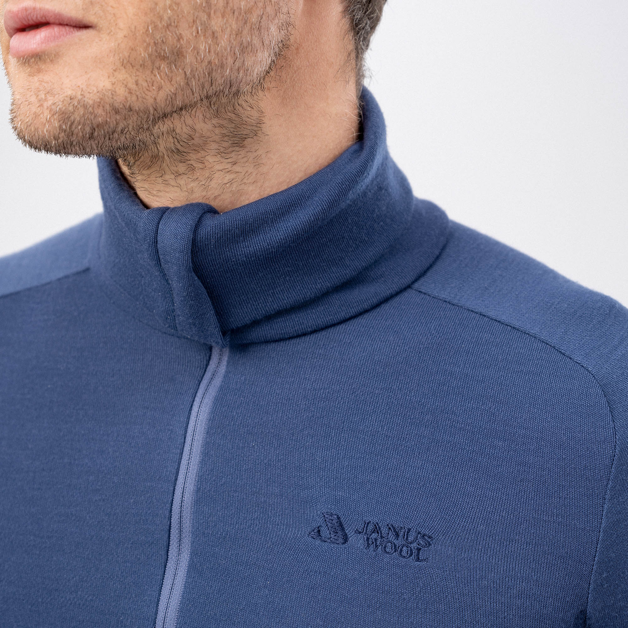 Polo Zip Merino – AirWool 260 Herre
