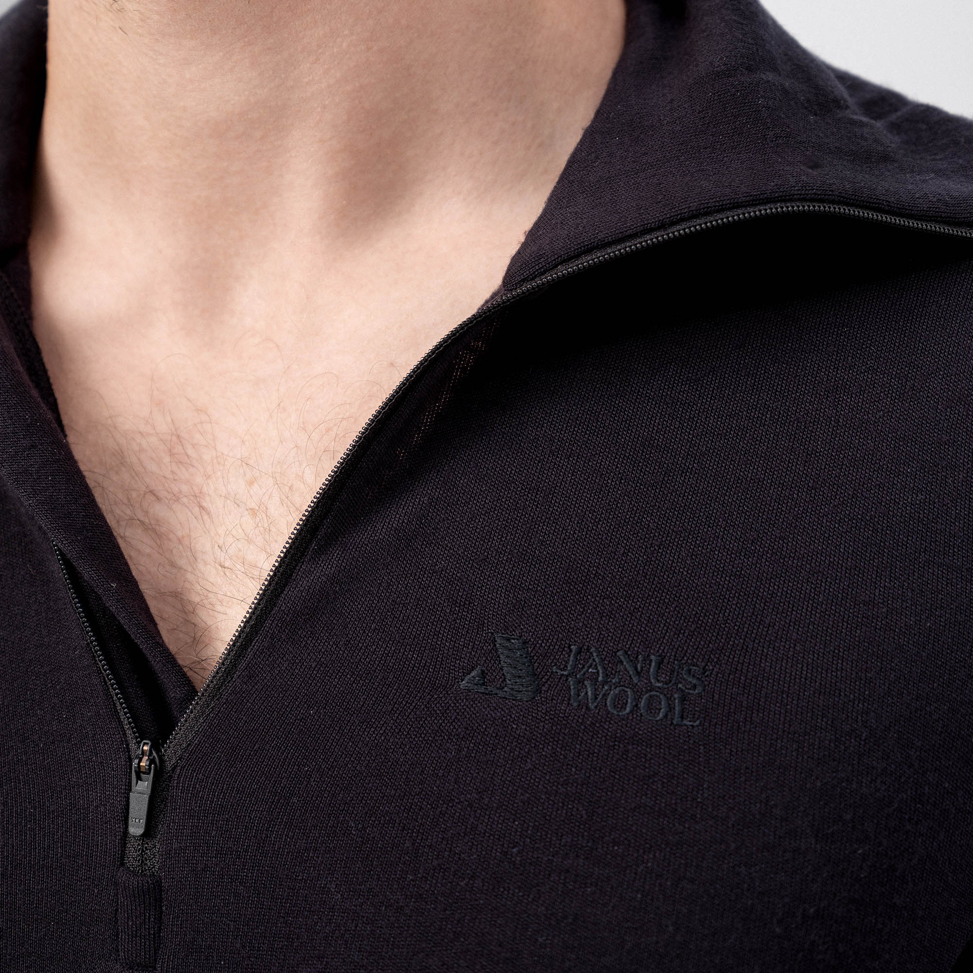 Polo Zip Merino – AirWool 260 Herre