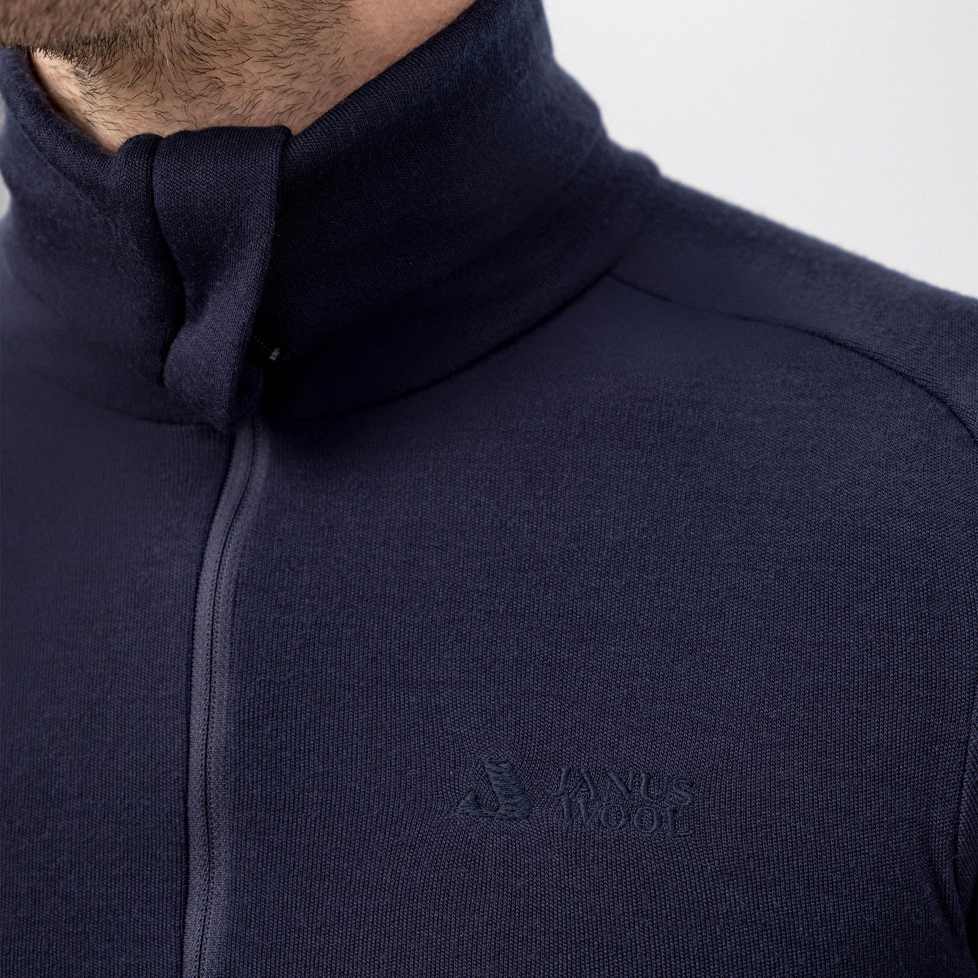 Polo Zip Merino – AirWool 260 Herre
