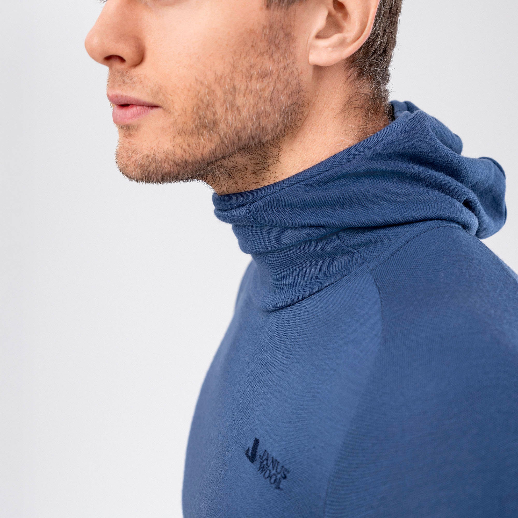 Trøye med hette Merino – AirWool 260 Herre