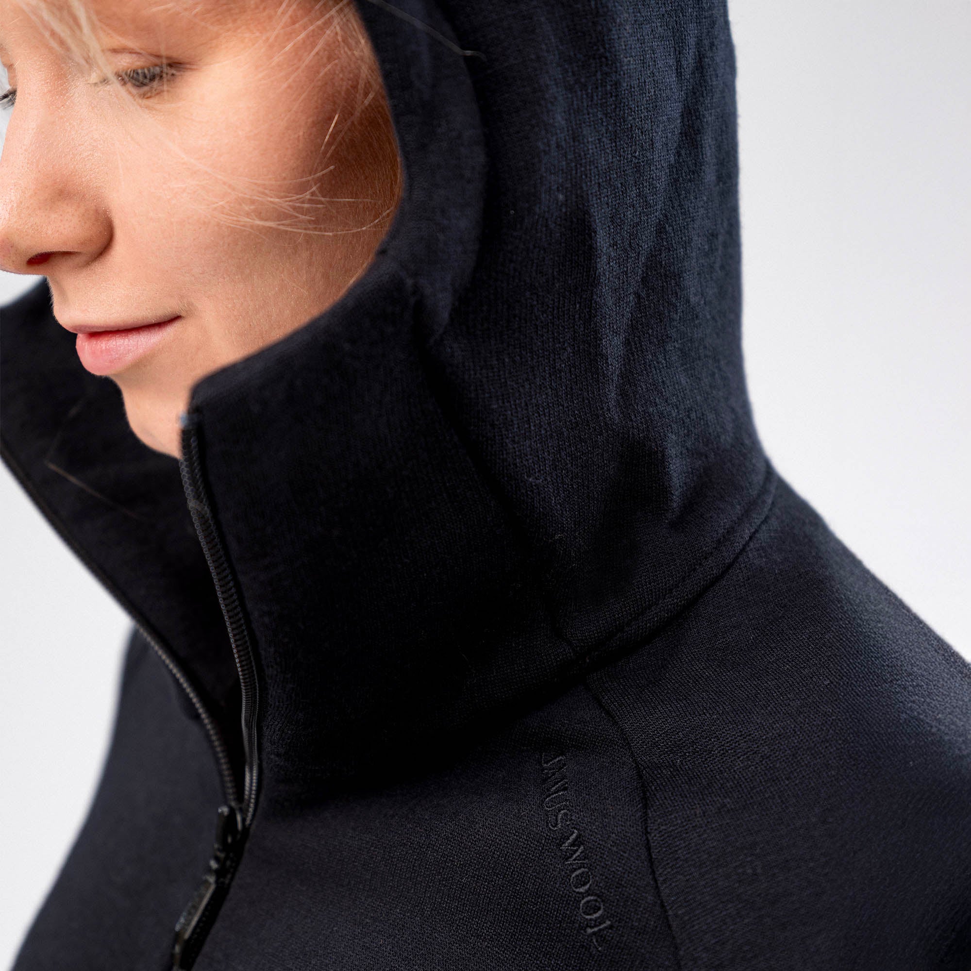 Jakke med hette Merino – AirWool 260 Dame