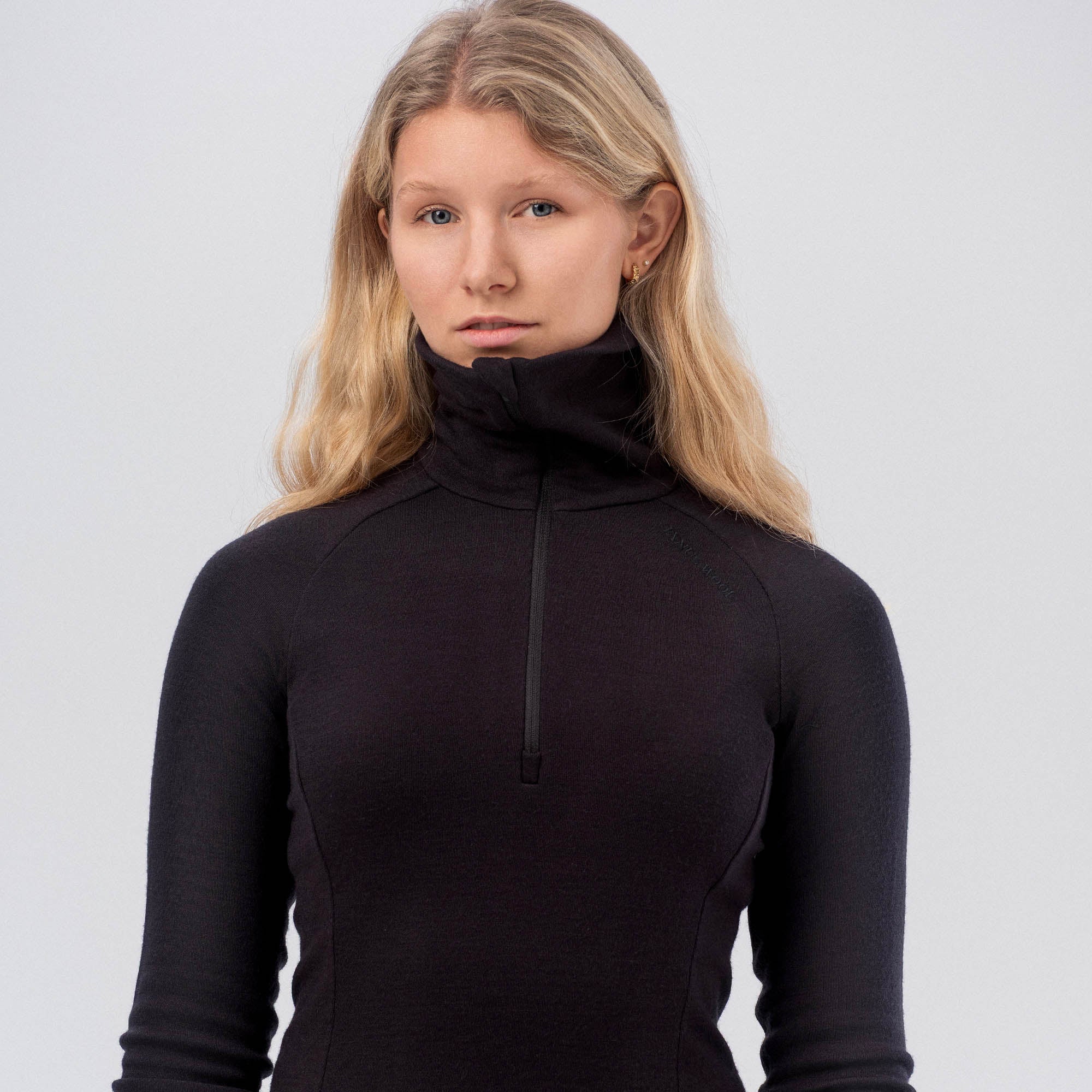 Polo Zip Merino – AirWool 260 Dame
